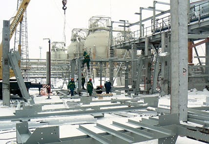 Расширение склада БК-8 на ТСБ «Южная» со строительством группы резервуаров хранения и железнодорожной эстакады слива-налива пропилена